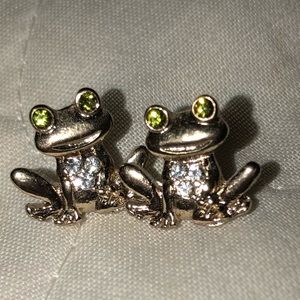 Frog earrings